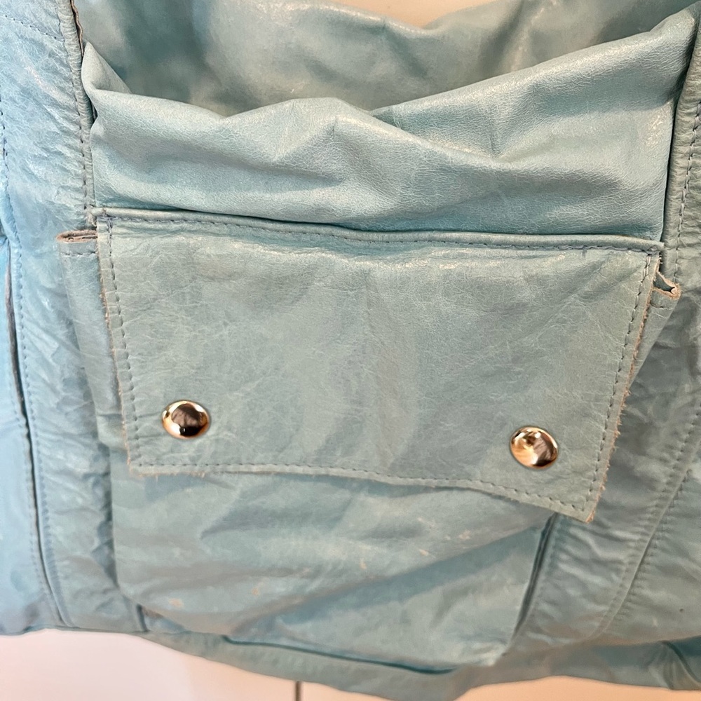 Rare ooak Sky Blue Not Rational Hansel Diaper Bag Laptop Bag - Picture 3 of 5